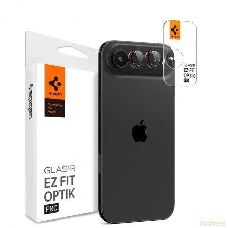 Osłona Aparatu Spigen Optik Pro L-Series Glas.Tr Ez Fit" Camera Protector 2-Pack do iPhone 17 Air Black"