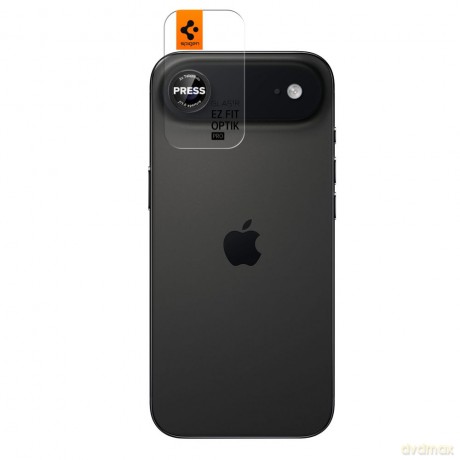 Osłona Aparatu Spigen Optik Pro L-Series Glas.Tr Ez Fit" Camera Protector 2-Pack do iPhone 17 Air Black"