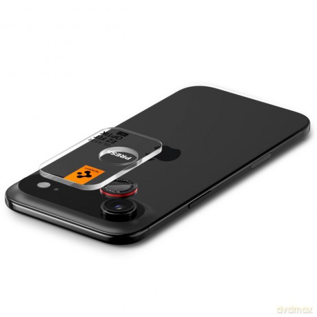 Osłona Aparatu Spigen Optik Pro L-Series Glas.Tr Ez Fit" Camera Protector 2-Pack do iPhone 17 Air Black"