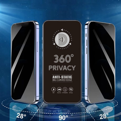 Szkło hartowane Privacy 360 do iPhone 13 Pro Max / 14 Plus