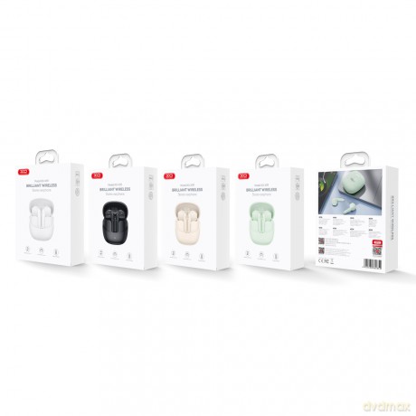 XO słuchawki Bluetooth X39 TWS beżowe