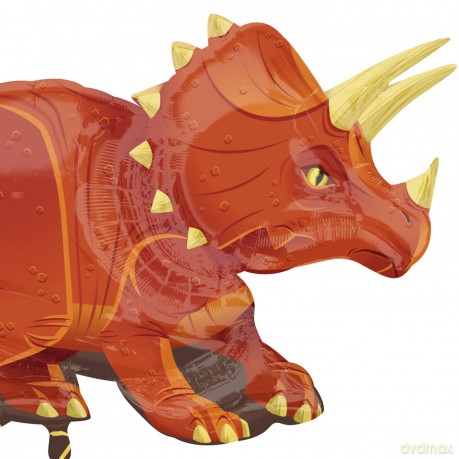 Balon foliowy dinozaur triceratops 107cm