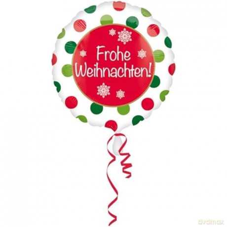 Balon foliowy Frohe Weihnachten