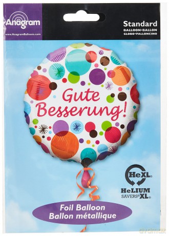 Balon foliowy Gute Besserung 43cm