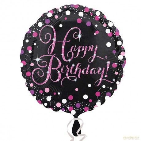 Balon foliowy Happy Birthday 46cm
