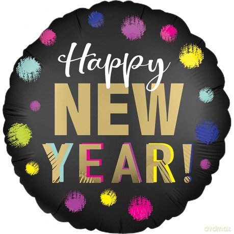 Balon foliowy Happy new year