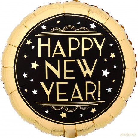Balon foliowy Happy New Year 43cm