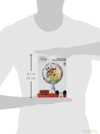 Balon foliowy Mickey amp; Friends Happy Birthday, 46 cm