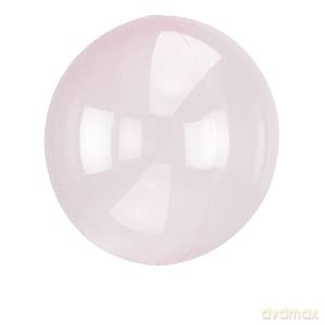 Balon foliowy przezroczysty okrągły 40cm