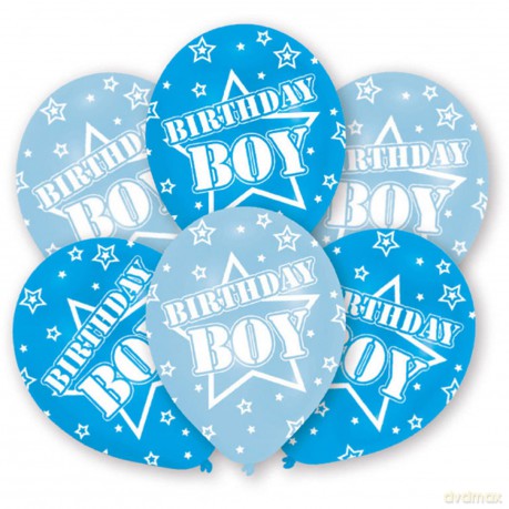 Balony lateksowe Birthday Boy