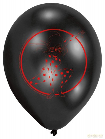 Balony urodzinowe Miraculum - 23 cm - 6 szt.