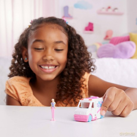 Barbie mini Lalka + pojazd
