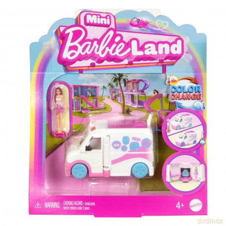 Barbie mini Lalka + pojazd