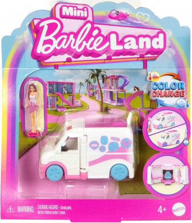 Barbie mini Lalka + pojazd
