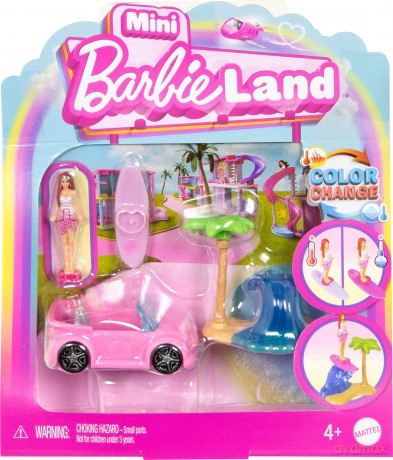 Barbie mini Lalka + pojazd