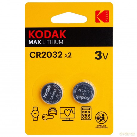 Bateria CR2032 MAX Lithium kodak kpl-2szt