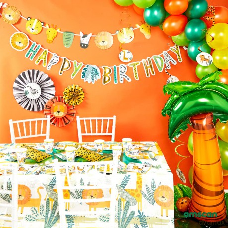 BFK Balon foliowy 18 quot; CIR - Get Wild Birthday