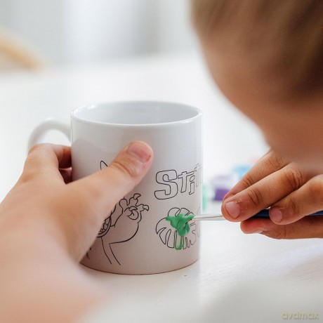 Ceramiczny Kubek Do Malowania Farbami Stich