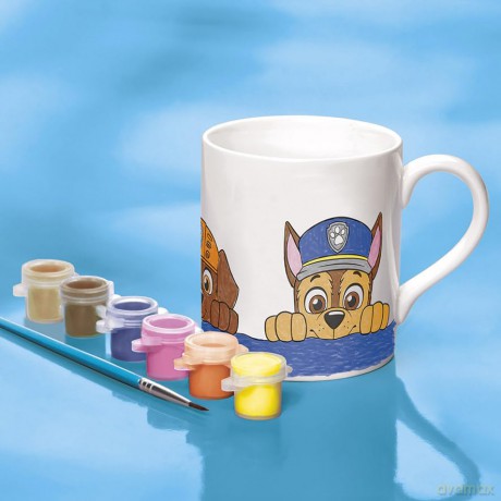 Ceramiczny Kubek Do Malowania Farbamipsi Patrol