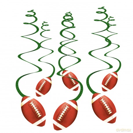 Dekoracje wiszące Rugby x 6