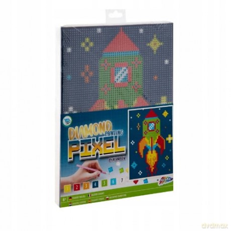 Diament Obraz na płótnie 20x15 cm Rakieta