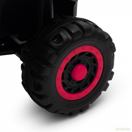 Dziecięcy elektryczny jeździk BabyMixRuggy z prowadnikiem czerwony