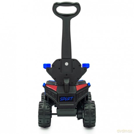 Dziecięcy elektryczny jeździk BabyMixRuggy z prowadnikiem niebieski