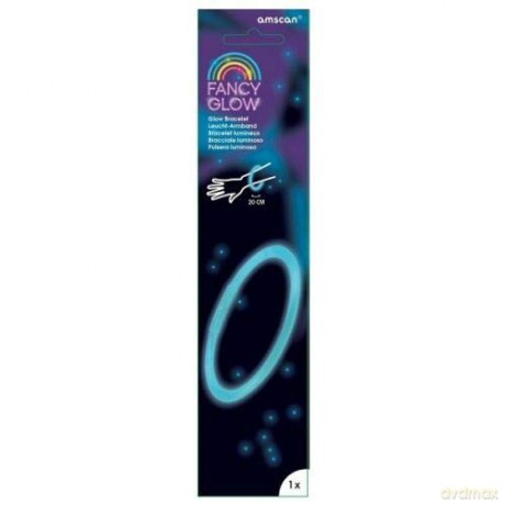 Fancy Glow Świecące bransoletki NIEBIESKIE