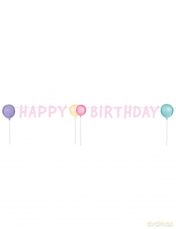 Girlanda Happy Birthday