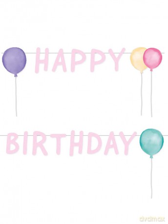 Girlanda Happy Birthday
