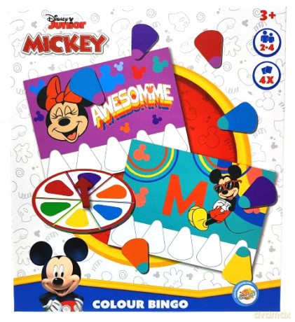 Gra planszowa Gra kolorowe bingo Disney Myszka Mickey