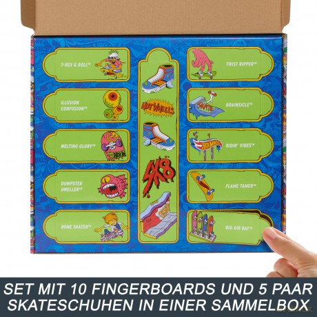 HOT WHEELS Zestaw deskorolki skate finger