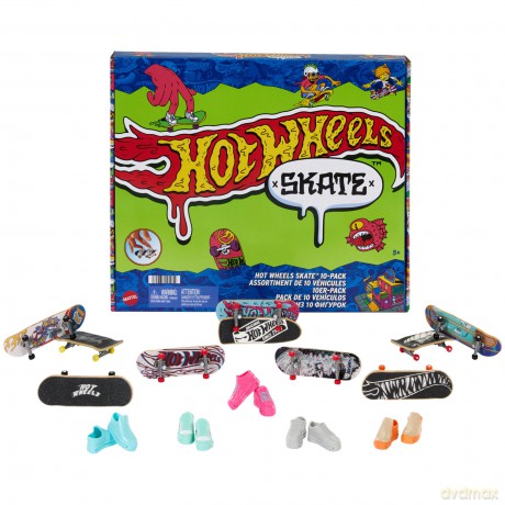 HOT WHEELS Zestaw deskorolki skate finger