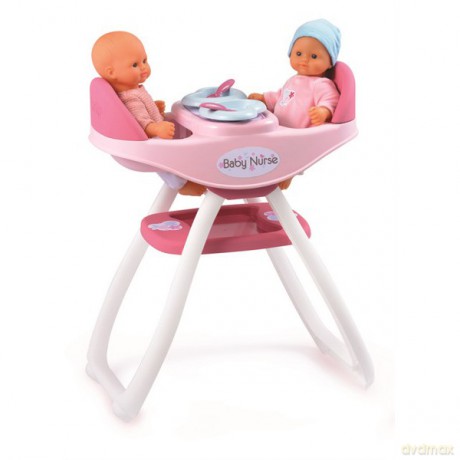 Smoby Baby Nurse Krzesełko Dla Bliźniąt [ZABAWKA]