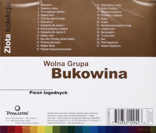 Wolna Grupa Bukowina: Złota Kolekcja [CD]