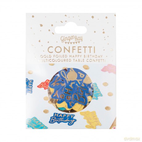 Konfetti HAPPY BIRTHDAY