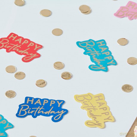 Konfetti HAPPY BIRTHDAY
