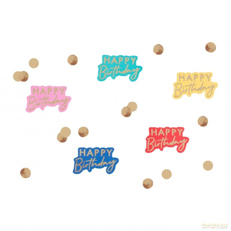 Konfetti HAPPY BIRTHDAY