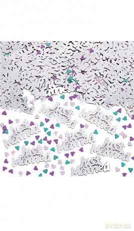 Konfetti Just Married Folia metaliczna 14 g
