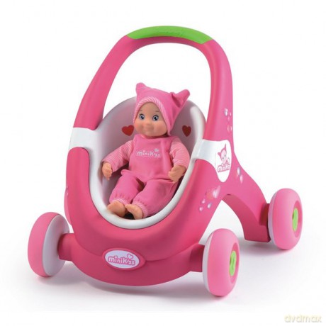 Smoby Chodzikwózek Minikiss [ZABAWKA]