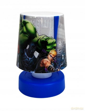 Lampka nocna dla dzieci Avengers Marvel zmieniająca kolory
