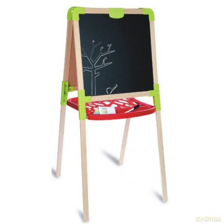 Smoby Drewniana Tablica Z Przybornikiem [ZABAWKA]