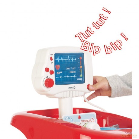 Smoby Elektroniczny Wózek Medyczny [ZABAWKA]