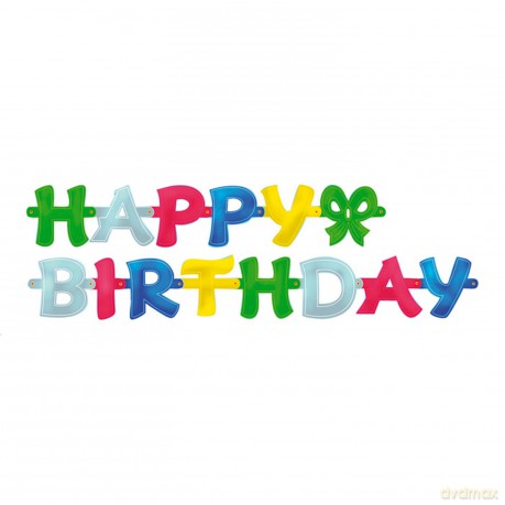 Łańcuch dekoracyjny Happy Birthday