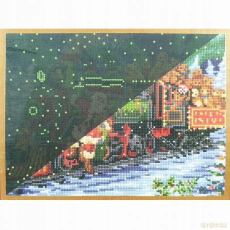 Malowanie diamentami 15000 świeci w ciemności haft 30*40