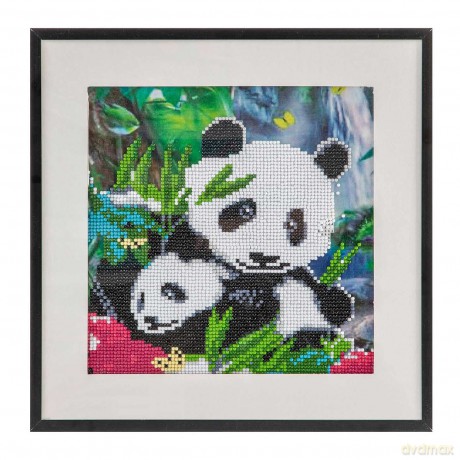 Malowanie diamentami 30x30cm Panda