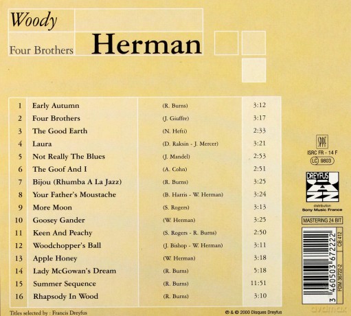 Woody Herman: Four Brothers [CD]