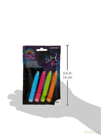 NASZYJNIK ŚWIECĄCY GLOW STICK 10 cm 4 SZTUKI