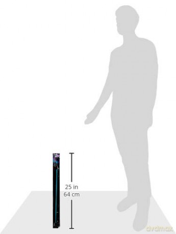 Naszyjnik świecący NIEBIESKI plastik 56 cm
