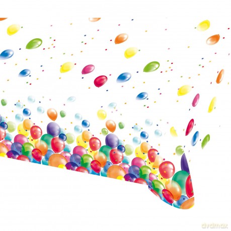 Obrus urodzinowy Baloniki 120x180cm